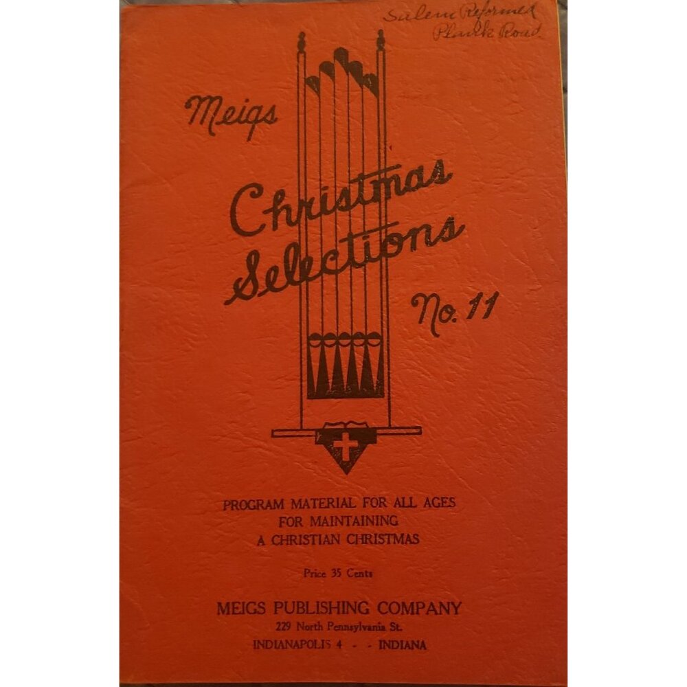 Meigs Christmas Selections 1945 Vintage Booklet from Meigs Publishing Co. Indian